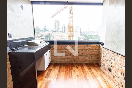 Área Gourmet Sala de apartamento à venda com 3 quartos, 70m² em Jardim Analia Franco, São Paulo