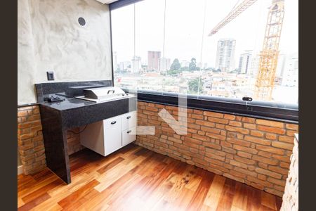 Área Gourmet Sala de apartamento à venda com 3 quartos, 70m² em Jardim Analia Franco, São Paulo