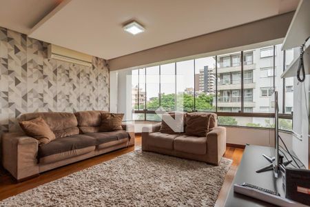 Sala de apartamento para alugar com 4 quartos, 350m² em Petrópolis, Porto Alegre