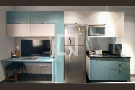 Quarto/Cozinh de apartamento para alugar com 1 quarto, 20m² em Santa Paula, São Caetano do Sul