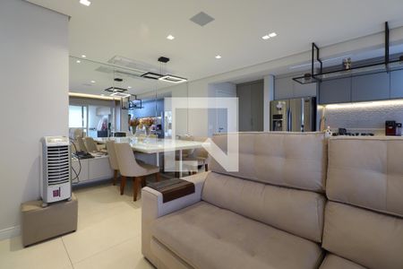 Sala de apartamento para alugar com 2 quartos, 90m² em Vila Apiai, Santo André