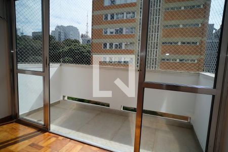 Varanda da Sala de apartamento para alugar com 4 quartos, 200m² em Jardim Paulista, São Paulo