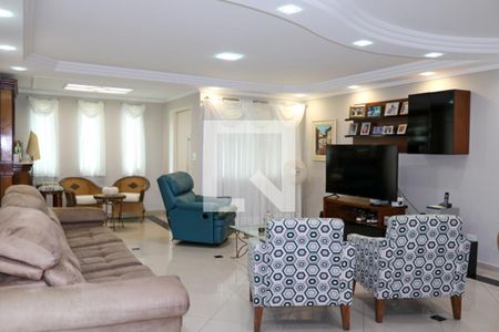Sala de casa à venda com 4 quartos, 400m² em Cerâmica, São Caetano do Sul