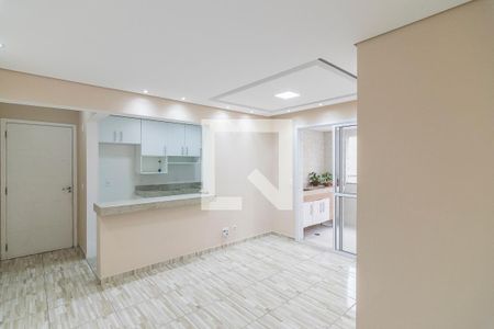 Sala de apartamento para alugar com 3 quartos, 68m² em Vila Valparaiso, Santo André