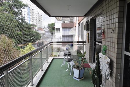 Varanda da sala de apartamento à venda com 3 quartos, 89m² em Todos Os Santos, Rio de Janeiro