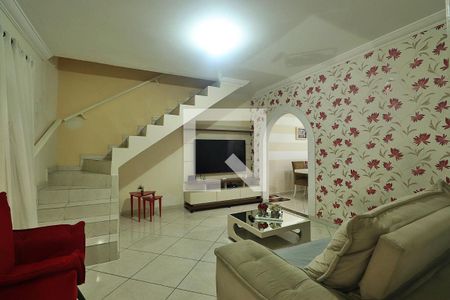 Sala de casa à venda com 3 quartos, 221m² em Parque Novo Oratório, Santo André