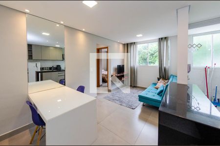 Sala de apartamento para alugar com 2 quartos, 52m² em Estoril, Belo Horizonte