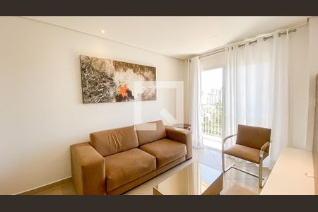Sala de apartamento para alugar com 3 quartos, 75m² em Jardim, Santo André