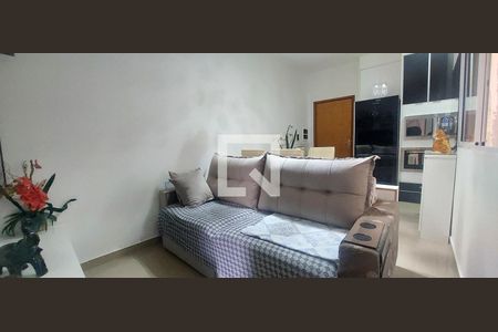 Sala de apartamento à venda com 2 quartos, 40m² em Jardim das Maravilhas, Santo André