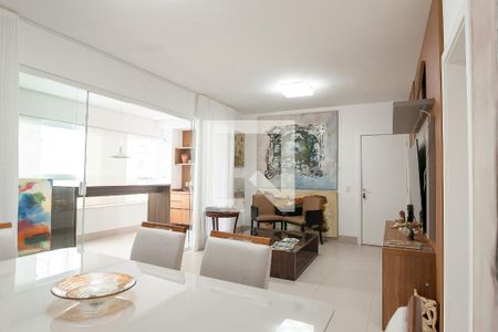 sala de apartamento para alugar com 3 quartos, 113m² em Vila da Serra, Nova Lima