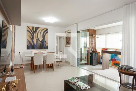 sala de apartamento para alugar com 3 quartos, 113m² em Vila da Serra, Nova Lima