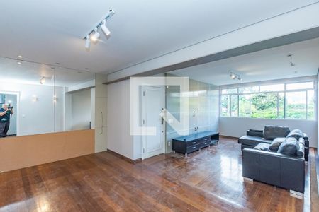 Sala de apartamento à venda com 3 quartos, 125m² em Cidade Jardim, Belo Horizonte
