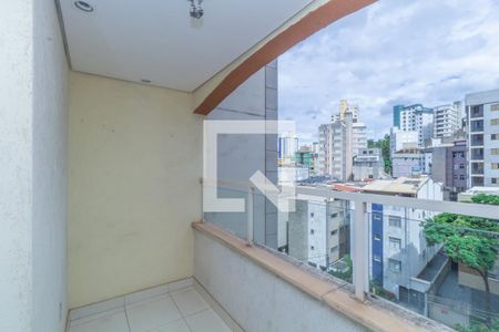Varanda da sala  de apartamento à venda com 3 quartos, 70m² em Silveira, Belo Horizonte