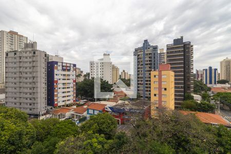 Vista da sala de apartamento à venda com 1 quarto, 58m² em Vila Itapura, Campinas