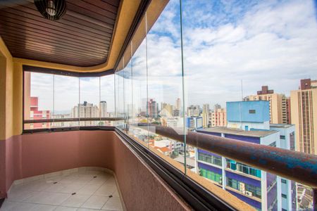 Varanda da sala de apartamento para alugar com 4 quartos, 170m² em Centro, Santo André