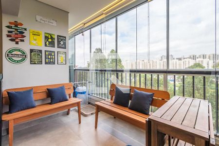Varanda Gourmet de apartamento à venda com 3 quartos, 110m² em Alphaville Empresarial, Barueri