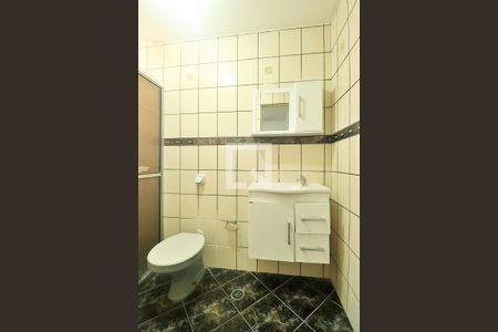 Suíte 1 - Banheiro do Quarto 1 de casa para alugar com 2 quartos, 100m² em Vila Camilópolis, Santo André