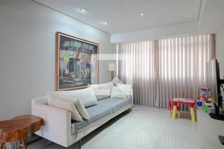 Sala de apartamento para alugar com 4 quartos, 136m² em Sion, Belo Horizonte