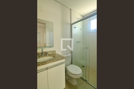 Suíte - Banheiro do Quarto 1 de apartamento para alugar com 2 quartos, 58m² em Jardim, Santo André