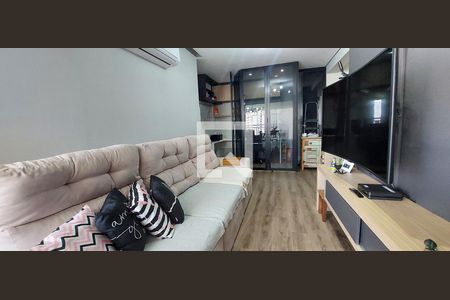 Sala de apartamento à venda com 2 quartos, 90m² em Vila Apiai, Santo André