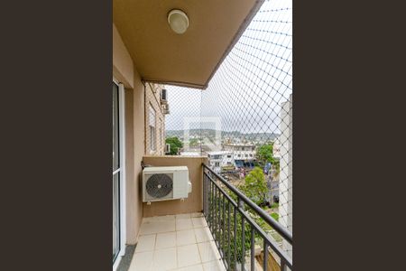 Vista Sacada Sala de casa de condomínio à venda com 3 quartos, 160m² em Tristeza, Porto Alegre