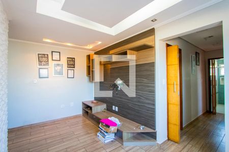 Sala de apartamento à venda com 3 quartos, 140m² em Vila Homero Thon, Santo André