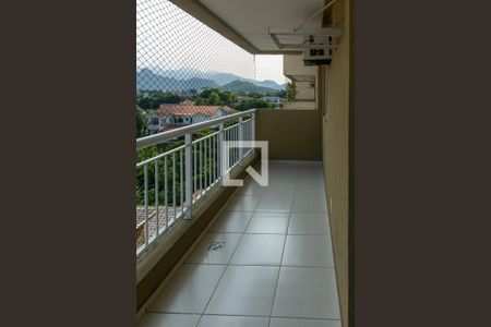 Varanda da Sala de apartamento à venda com 2 quartos, 69m² em Taquara, Rio de Janeiro