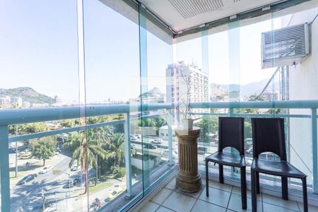 Varanda da Sala de apartamento para alugar com 2 quartos, 173m² em Humaitá, Rio de Janeiro
