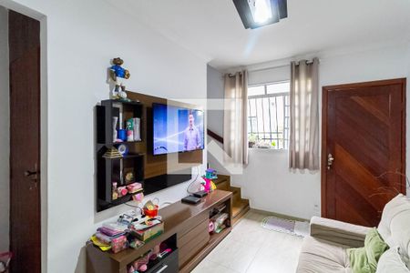 Sala  de casa de condomínio à venda com 2 quartos, 67m² em Palmares, Belo Horizonte