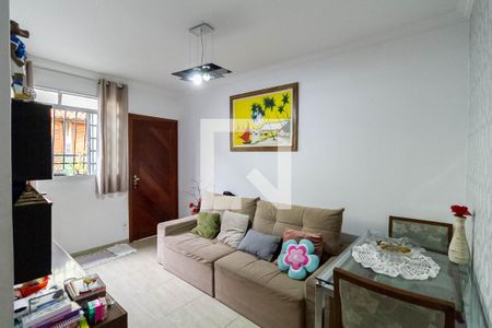Sala  de casa de condomínio à venda com 2 quartos, 67m² em Palmares, Belo Horizonte