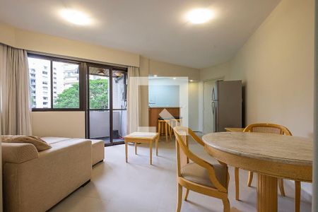 Sala/Cozinha de apartamento para alugar com 1 quarto, 44m² em Jardim Paulistano, São Paulo