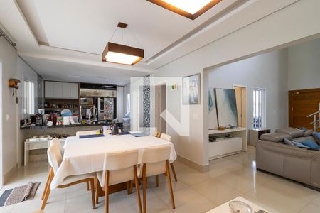 Sala de jantar de casa de condomínio para alugar com 3 quartos, 261m² em Swiss Park, Campinas