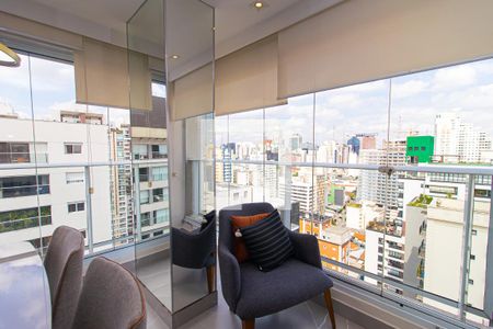 Sala de apartamento à venda com 2 quartos, 102m² em Consolação, São Paulo