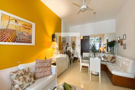 Sala de apartamento à venda com 4 quartos, 110m² em Leblon, Rio de Janeiro