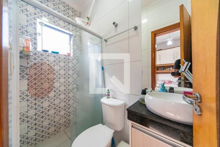 Banheiro do Quarto 1 de apartamento à venda com 2 quartos, 140m² em Vila Assunção, Santo André