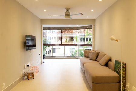 Sala  de apartamento à venda com 3 quartos, 125m² em Lagoa, Rio de Janeiro