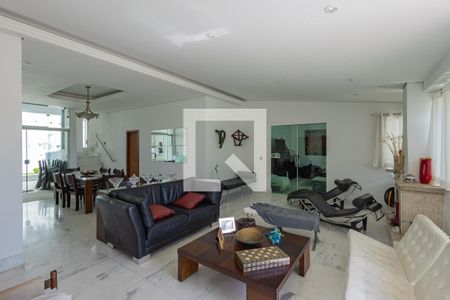 Sala de casa para alugar com 4 quartos, 450m² em Mangabeiras, Belo Horizonte