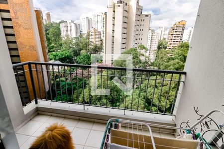 Varanda da Sala de apartamento à venda com 3 quartos, 80m² em Vila Andrade, São Paulo