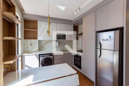 Cozinha de apartamento para alugar com 1 quarto, 76m² em Funcionários, Belo Horizonte