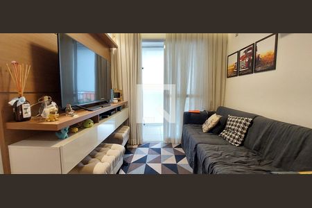 Sala de apartamento à venda com 2 quartos, 47m² em Vila Valparaiso, Santo André
