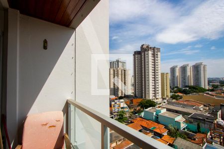 Varanda da sala de apartamento para alugar com 2 quartos, 80m² em Vila Valparaiso, Santo André