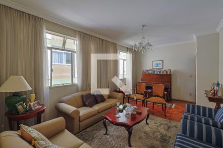 Sala de apartamento à venda com 4 quartos, 130m² em Gutierrez, Belo Horizonte