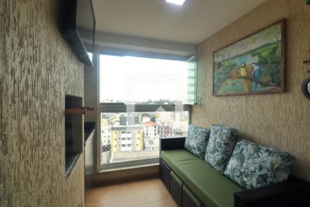 Varanda de apartamento à venda com 3 quartos, 84m² em Vila Guiomar, Santo André