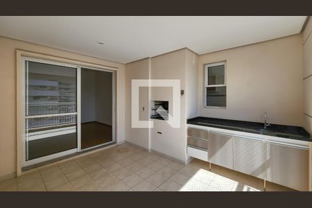 Varanda da Sala-Área gourmet de apartamento para alugar com 3 quartos, 107m² em Empresarial 18 do Forte, Barueri