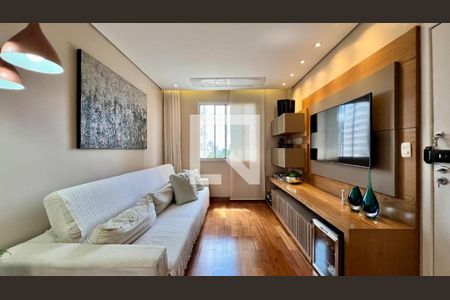sala de apartamento à venda com 3 quartos, 110m² em Santo Agostinho, Belo Horizonte