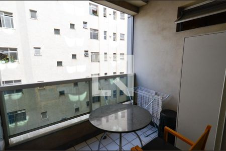  Varanda de apartamento para alugar com 1 quarto, 36m² em Lourdes, Belo Horizonte