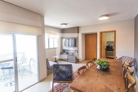 Sala de apartamento à venda com 3 quartos, 102m² em Funcionários, Belo Horizonte
