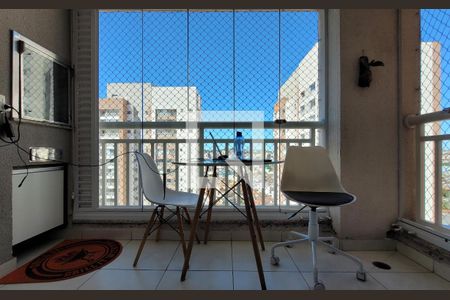 Varanda de apartamento à venda com 2 quartos, 57m² em Vila Homero Thon, Santo André