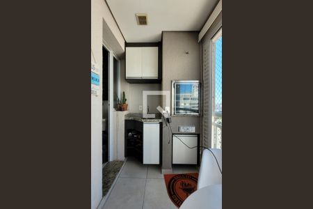 Varanda de apartamento à venda com 2 quartos, 57m² em Vila Homero Thon, Santo André