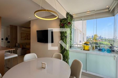 Sala de Jantar de apartamento à venda com 2 quartos, 59m² em Alphaville Empresarial, Barueri